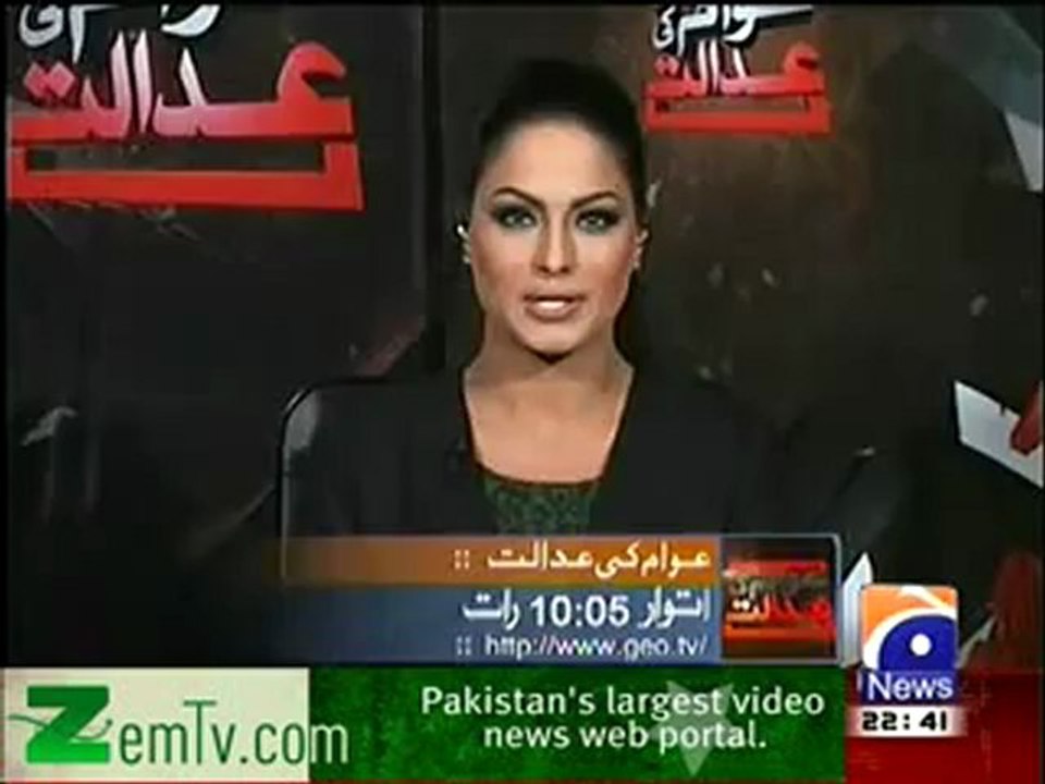 Veena Malik on Awaam ki Adalat this Sunday at 10pm [Teaser Videos]