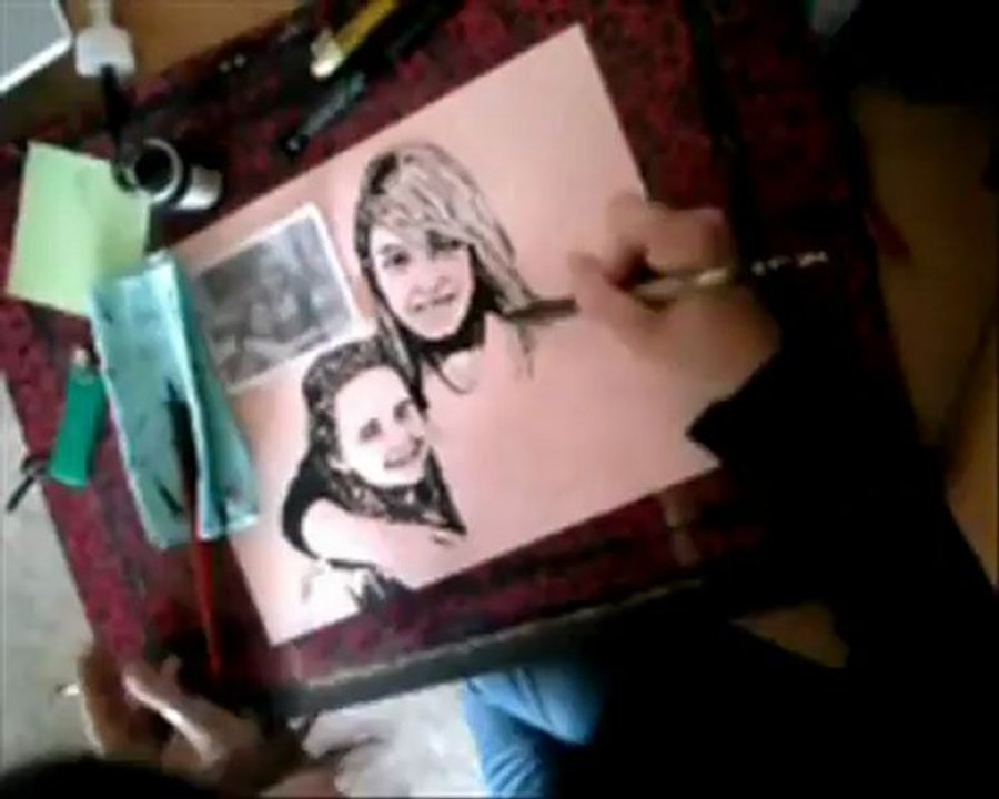 Idark - 1er speed painting juliette mathilde (ASo Idark)