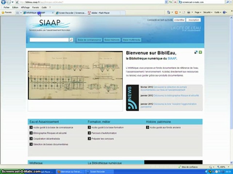 Paramétrer son ordinateur pour démarrer avec BibliEau
