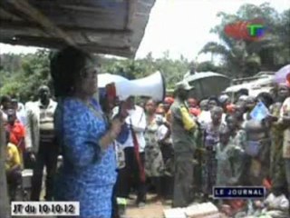 Yvonne Adélaïde Mougany remercie ses électeurs