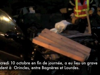 Accident de la route à Orincles : un  blessé grave