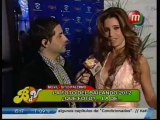 Momento tenso con Florencia Peña en el móvil del Bailando 2012