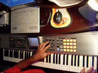 Roland Fantom X7, como dividir em ate 16 partes