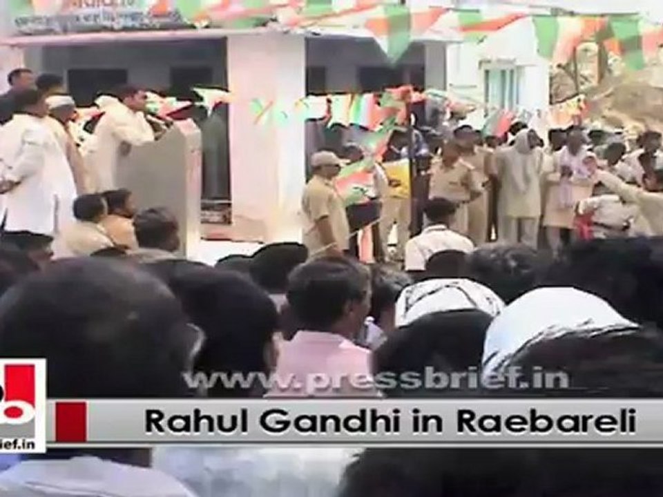 Rahul Gandhi campaigns for Sonia Gandhi in Raebareli