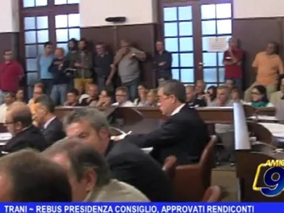 Trani | Rebus Presidenza Consiglio, approvati rendiconti