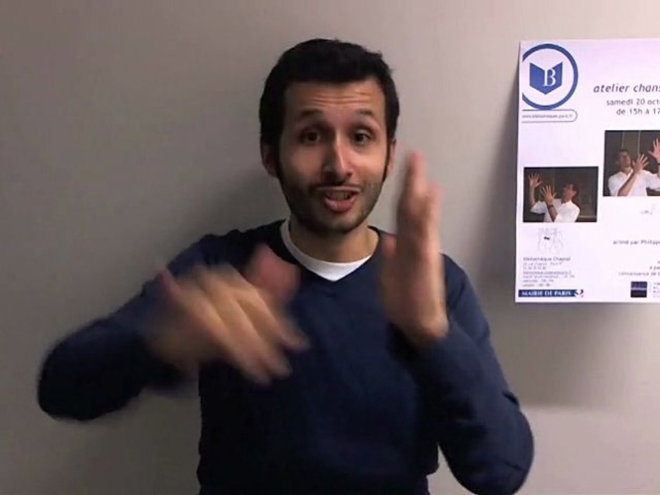 [ 20 octobre 2012 ] Paris - Chaptal (75) - Atelier Chansignes avec Philippe L'Huillier