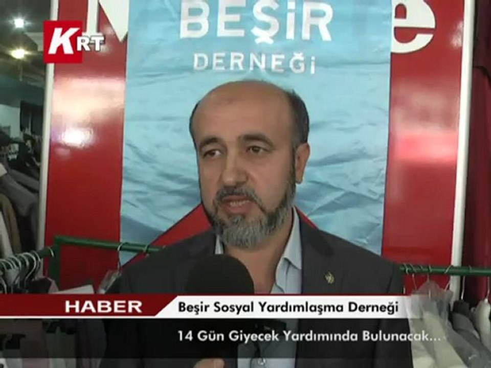 Beşir Sosyal Yardımlaşma Derneği 14 Gün Giyecek Yardımında Bulunacak...