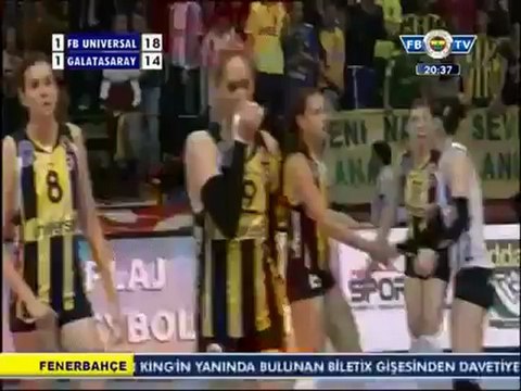 5 Nisan 2012 Fenerbahçe Universal - GSYK Maçı Ankara 3.Set