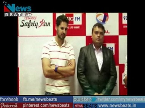 Dino Morea promotes Safe Driving For Prevention Of Accidents at Big FM Part 1