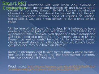 BP considers selling its stake in TNK-BP