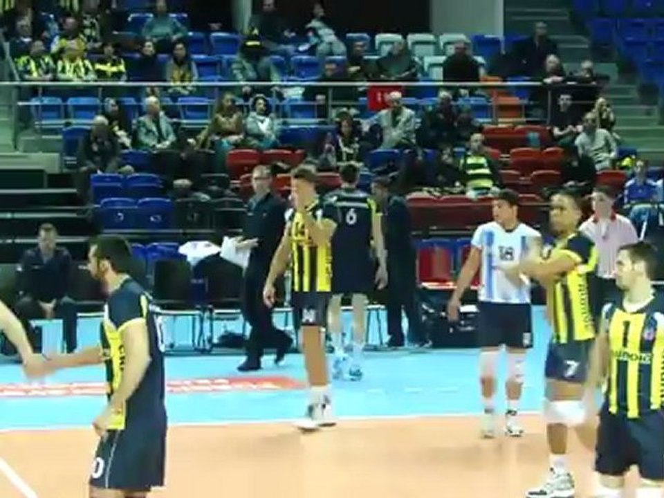 12 Şubat 2012 Fenerbahçe Grundig - Çankaya Belediyesi Maçı 1.Set Sonu