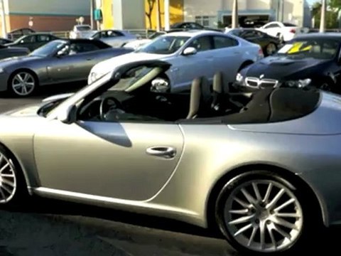 2009 Silver Porsche 911 Carrera S in Miami From Brickell Luxury Motors