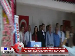 MESLEKİ EĞİTİM MERKEZİ'NDE AHİLİK HAFTASI KUTLAMASI