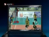 18 Nisan 2012 Fenerbahçe Grundig Arkasspor Maçı Grundig Maçın Hareketi