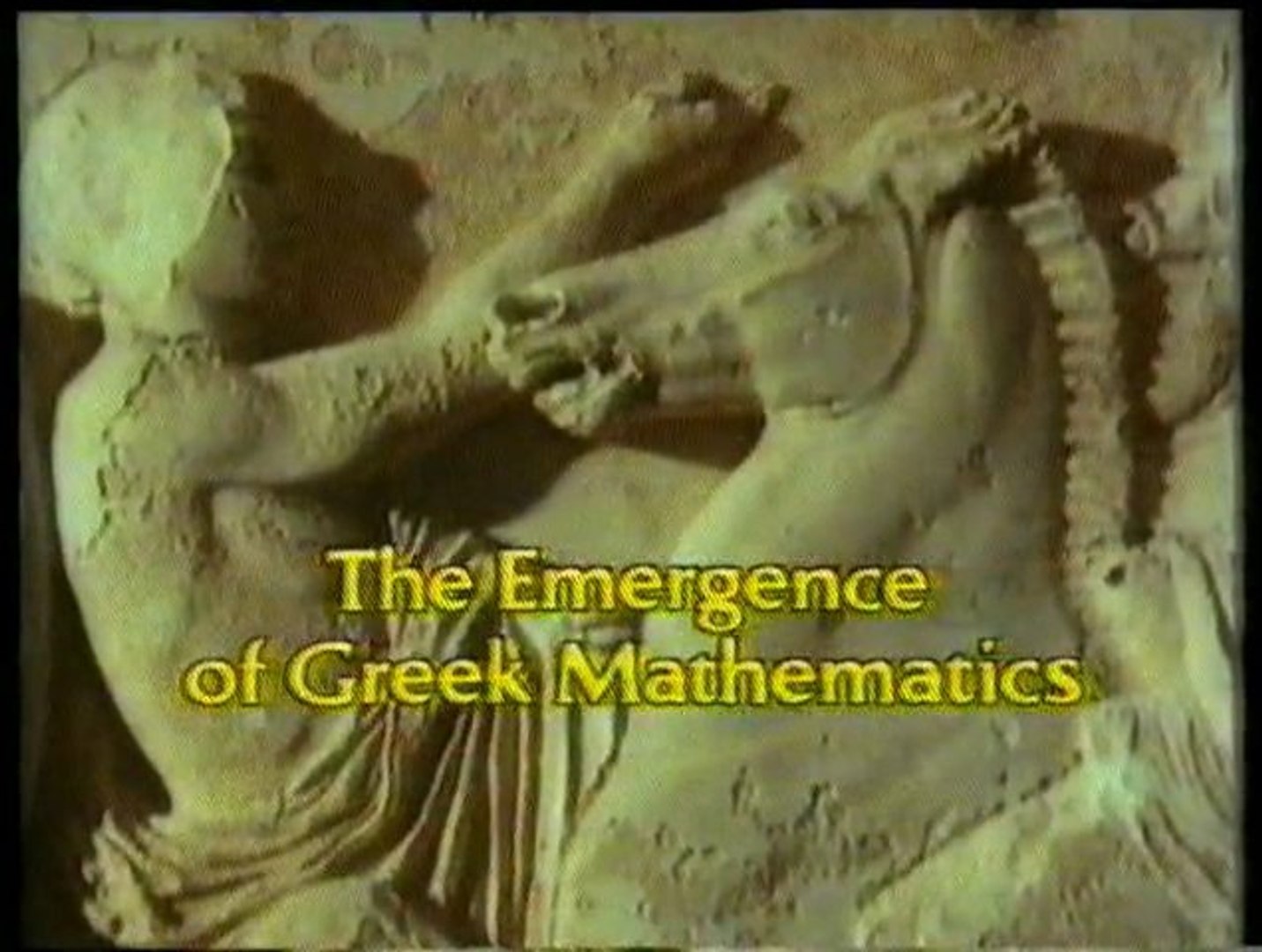 The Emergence Of Greek Mathematics - 