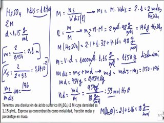 Quimica 1º bachillerato disoluciones ejercicio 26