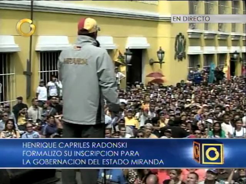 Capriles: "Aquí nadie puede dejar de votar o sentirse pesimista"