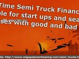 First Time Semi Trucks Financing, All Credit Scores Considered