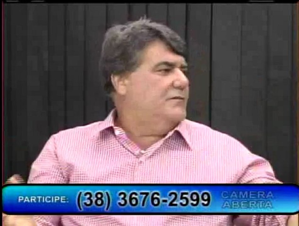 Câmera Aberta do dia 10-10-2012 - Prefeito Eleito de Unaí Delvito Alves