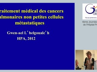 "Traitement médical des cancers pulmonaires" par le Docteur L'Helgoualc'h