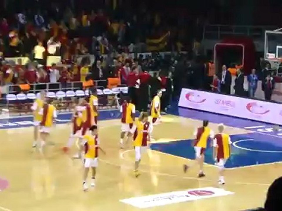 29 Mart 2012 Euroleague Women Fenerbahçe Galatasaray MP Maçı Maç Öncesi Atmosfer