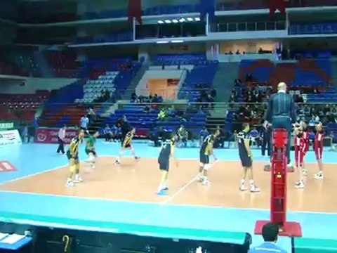 31 Ocak 2012 Fenerbahçe Grundig - Assego Resovia Rzeszow Maçı Takım Anons & Başlangıç