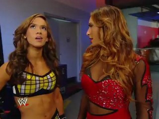 AJ Lee  Maxine Backstage Segment