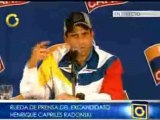 Rueda de prensa de Henrique Capriles Radonsky (09-10-2012) Fervor del país