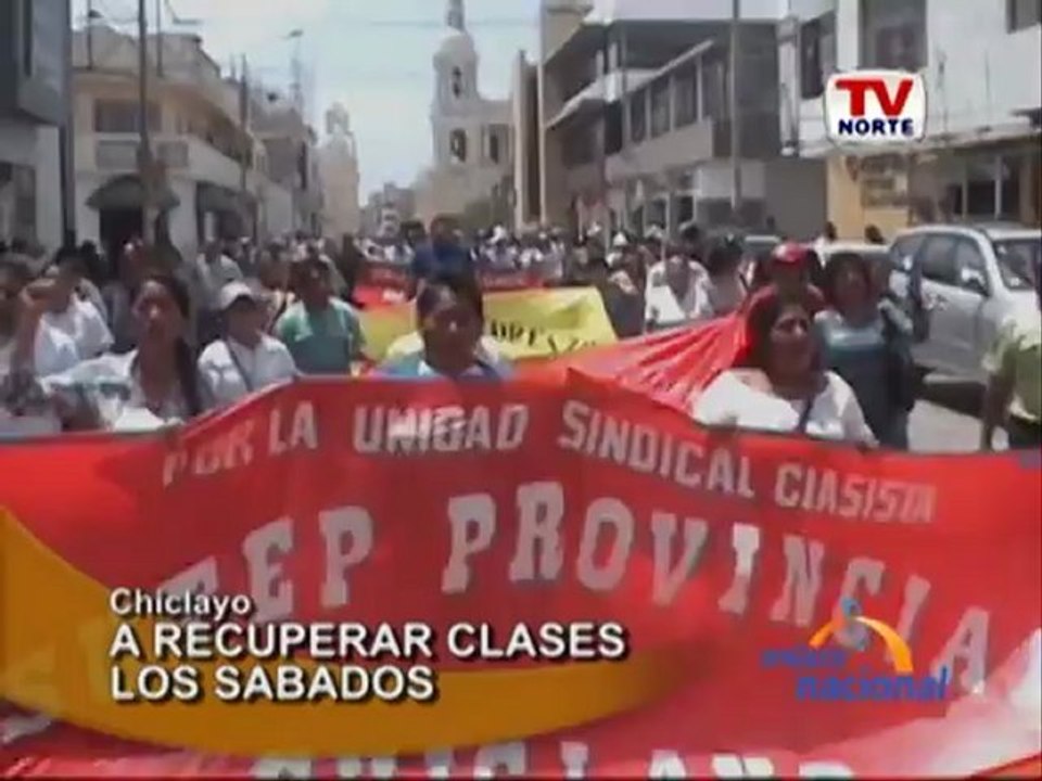 Chiclayo: Maestros vuelven a los colegios en La...