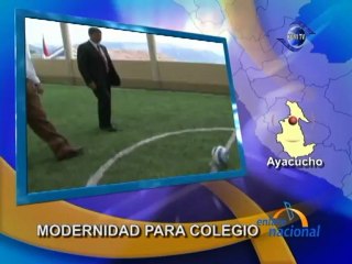 Ayacucho: Entregan modernos ambientes a colegio de Huanta