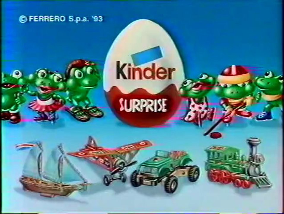 Publicité Kinder Surprise Les Mini Splash 1993