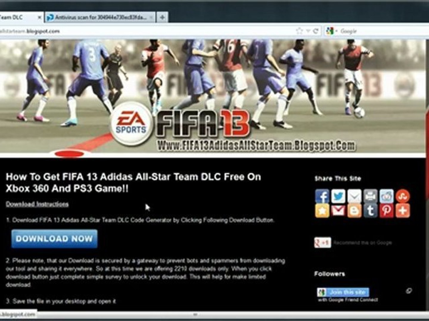 How to Get FIFA 13 Adidas All-Star Team DLC Free!! - video dailymotion