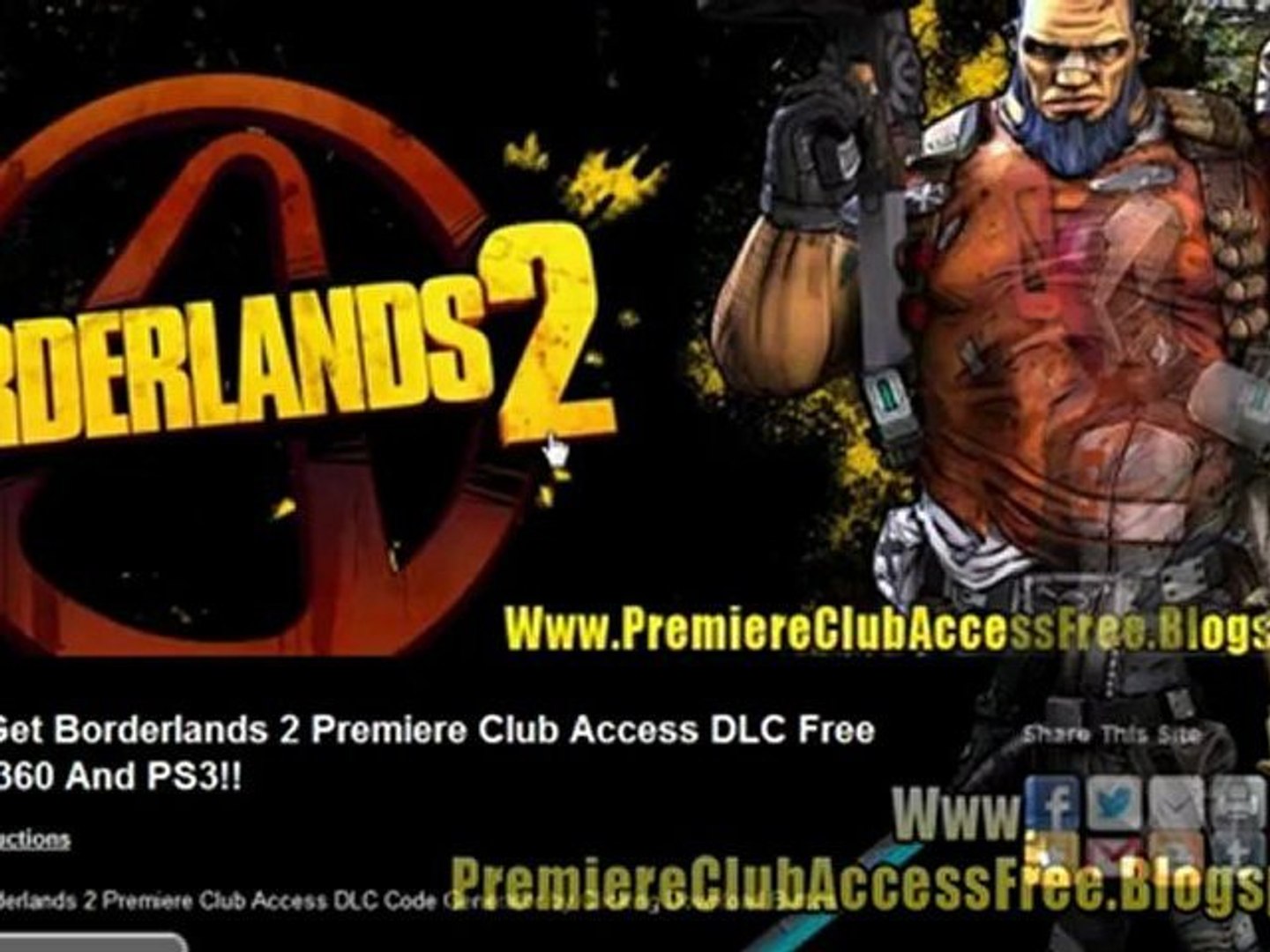 How to Install Borderlands 2 Premiere Club Access DLC - video Dailymotion