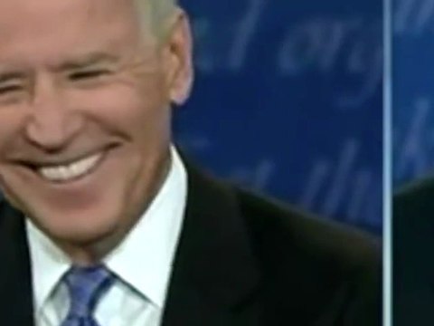 Joe Biden Laughing at Important Issues during Vice Presidential Debate