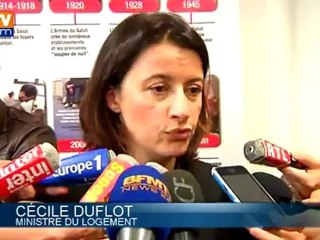 Duflot : "un plan d'urgence" pour les sans-abri avec un budget "contraint"