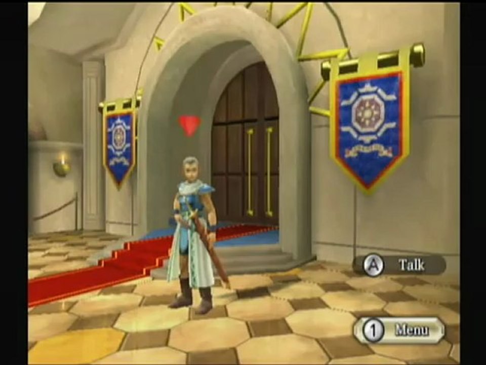 Dragon Quest Swords (Wii) - Walking around town