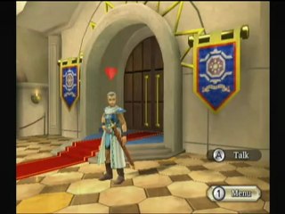 Dragon Quest Swords (Wii) - Walking around town
