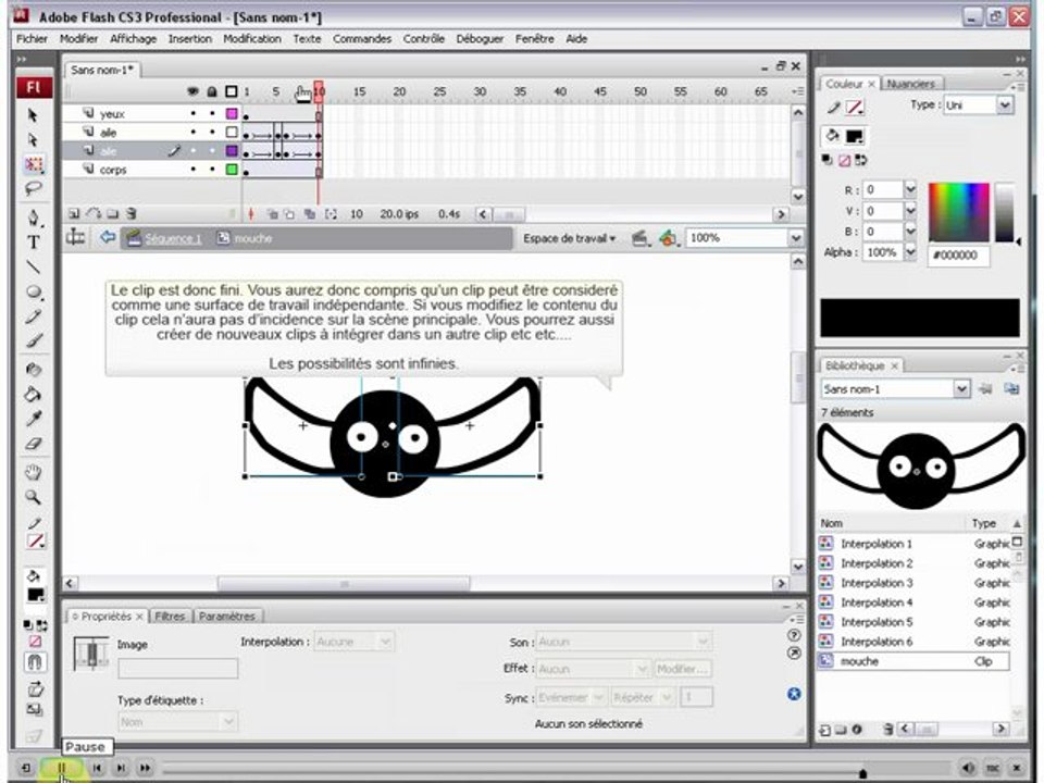 "webmaster paris" "www.webdesign-x.fr" flash-rond-interpolation-carre 8