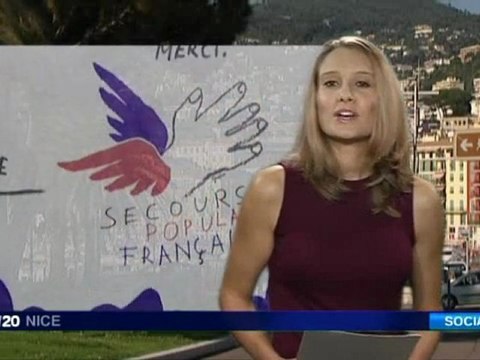 Séance de coiffure au Secours Populaire des Alpes-Maritimes