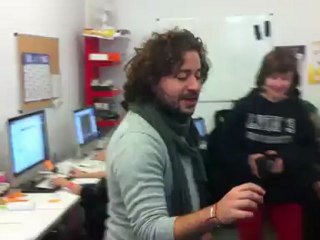 Remise du prix de la tombola piscine Epitech TV