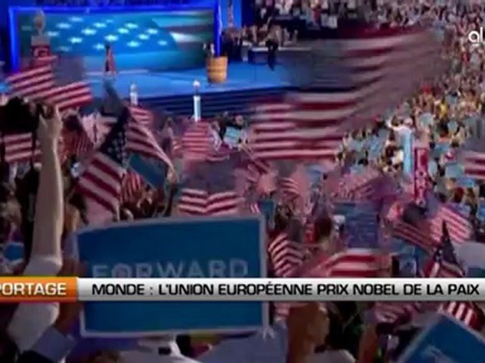 Monde: l’Union Européenne prix Nobel de la Paix