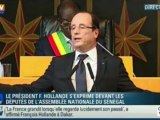 Dakar : Hollande corrige le discours de Sarkozy