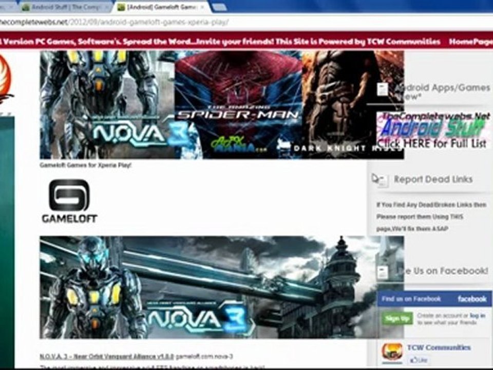 Download Gameloft Games for Xperia Play - Android Full Version Apk Free!
