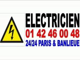 ELECTRICIEN ELECTRICITE PARIS 11e 75011 - TEL : 0142460048 - DEPANNAGE IMMEDIAT 24/24