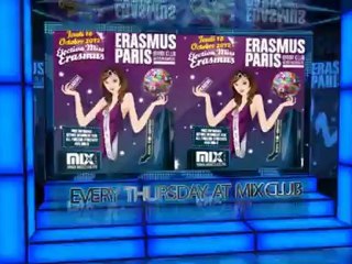 MISS ERASMUS // ERASMUS PARIS // JEUDI 18 OCTOBRE 2012 // MIX CLUB