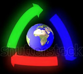 Geri dönüşümlü dünya animasyon