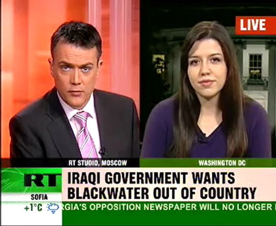 Does US want Blackwater to work in Iraq illegally?