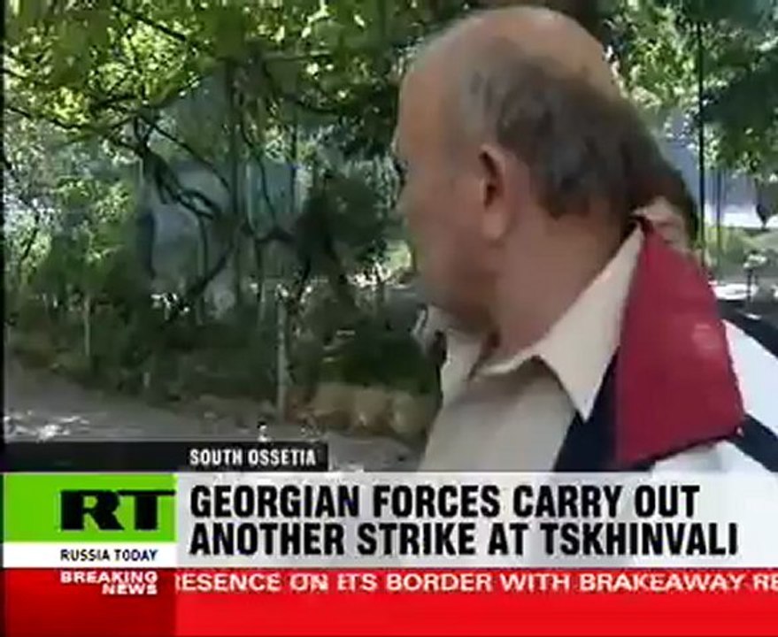 Day one of the Georgia-South Ossetia military conflict