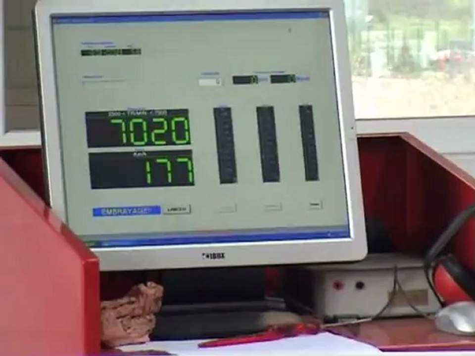 Passage au banc de MP Développement de la 205 de Ben25