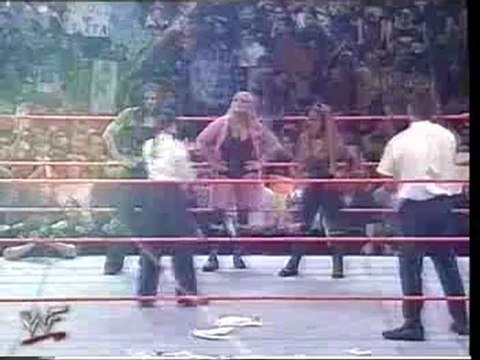 WWE Insurrextion 2001 - Lita, Trish, Jacqueline and Ivory